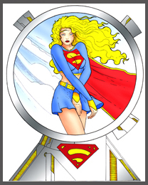 supergirl art by Imaginary Access Entertainment
