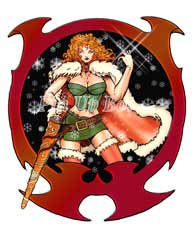 Barbarian Babe Print $5.95